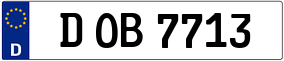 Truck License Plate